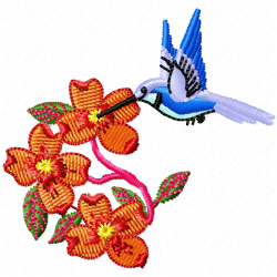 Flowers Embroidery Design 8